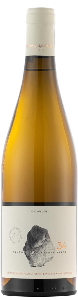 "34" 2024, 100% Assyrtiko, Santorini, Karamolegos winery