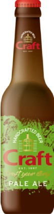 Craft Pale Ale, Craft Microbrewery, 5% alc. 330ml