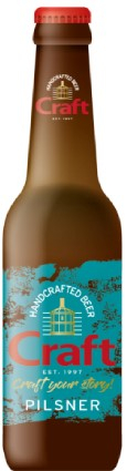 Craft Pilsner, Craft Microbrewery, 5% alc. 330ml