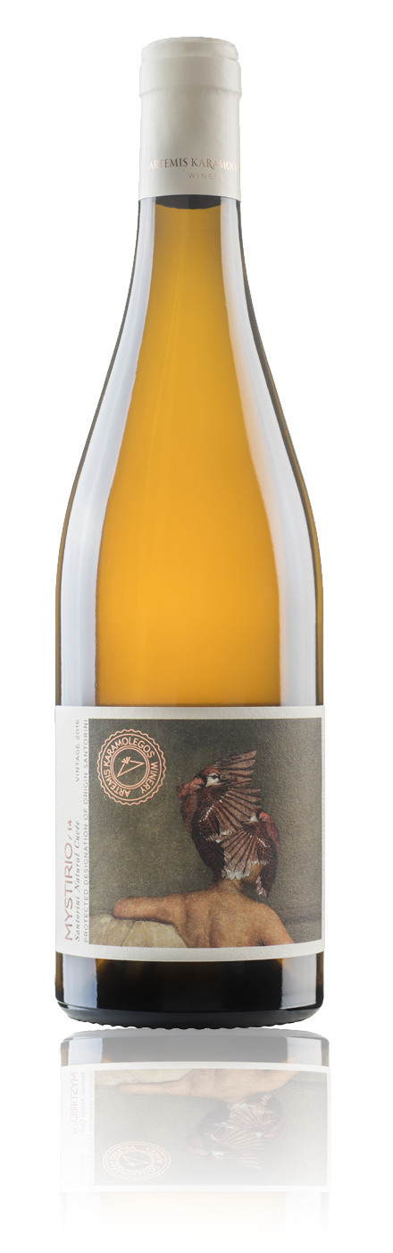 Karamolegos Winery, Mystirio Natural Cuvee 2019, Santorini