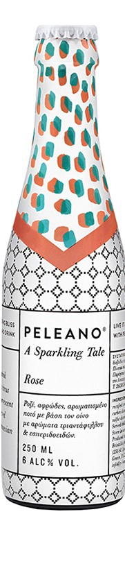 Peleano Sparkling rose, 250 ml, 6% alc.