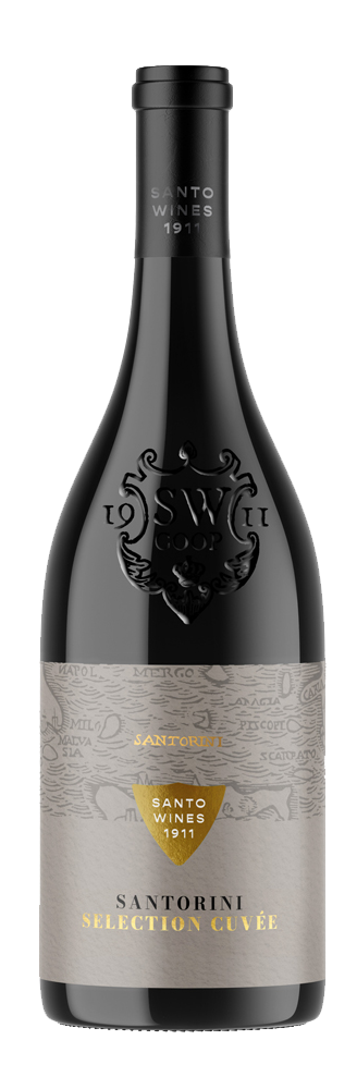 Santorini selection cuvee, 100% Assyrtiko. Santo Winery